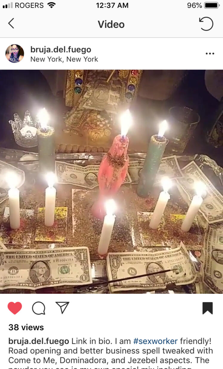 Top of Instagram Post