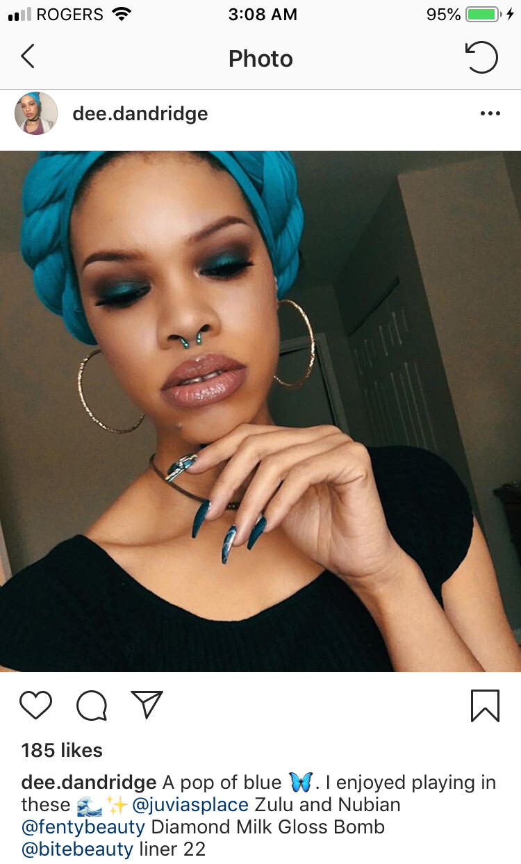 Top of Instagram Post